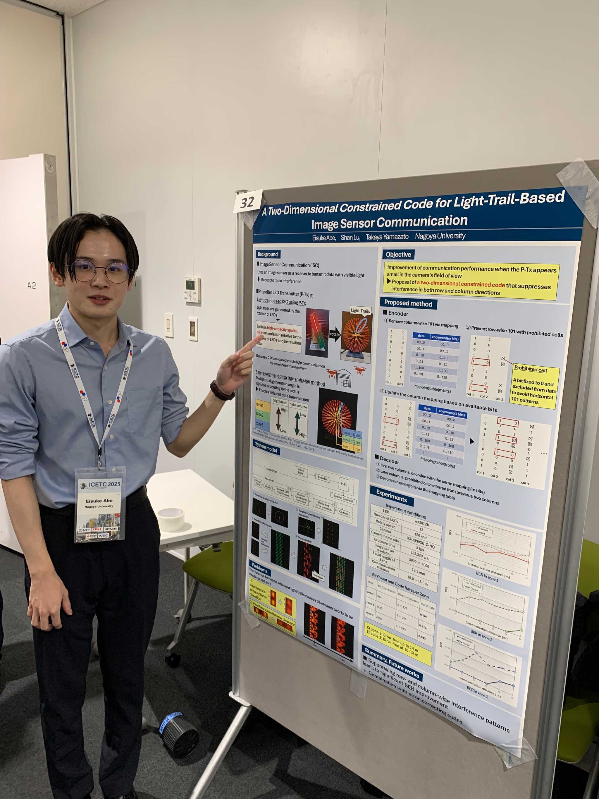ICETC 2025 阿邊発表の様子